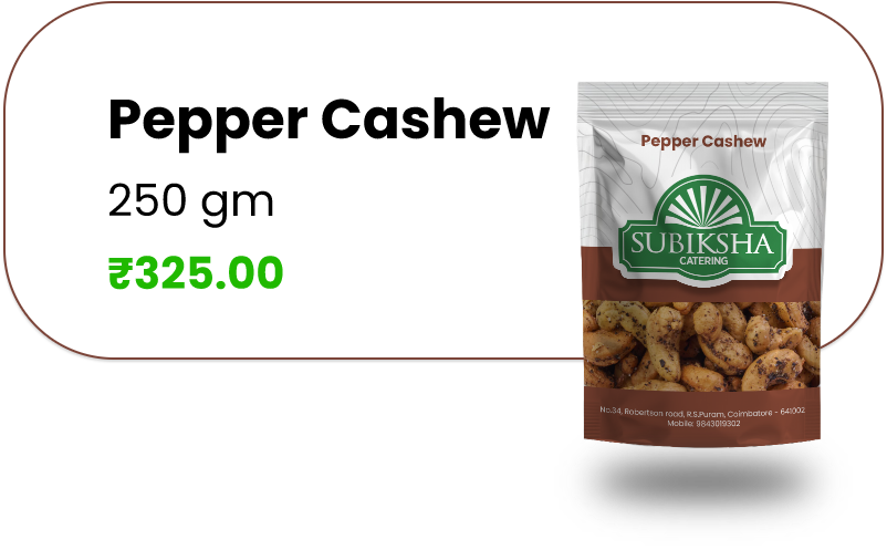 Pepper Cashew